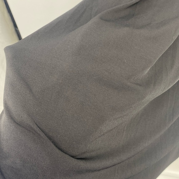 Avenue Midi Dress Women‎ Size 26/28 Plus Black Ruched Detail Flowy Short Sleeve - Picture 6 of 13